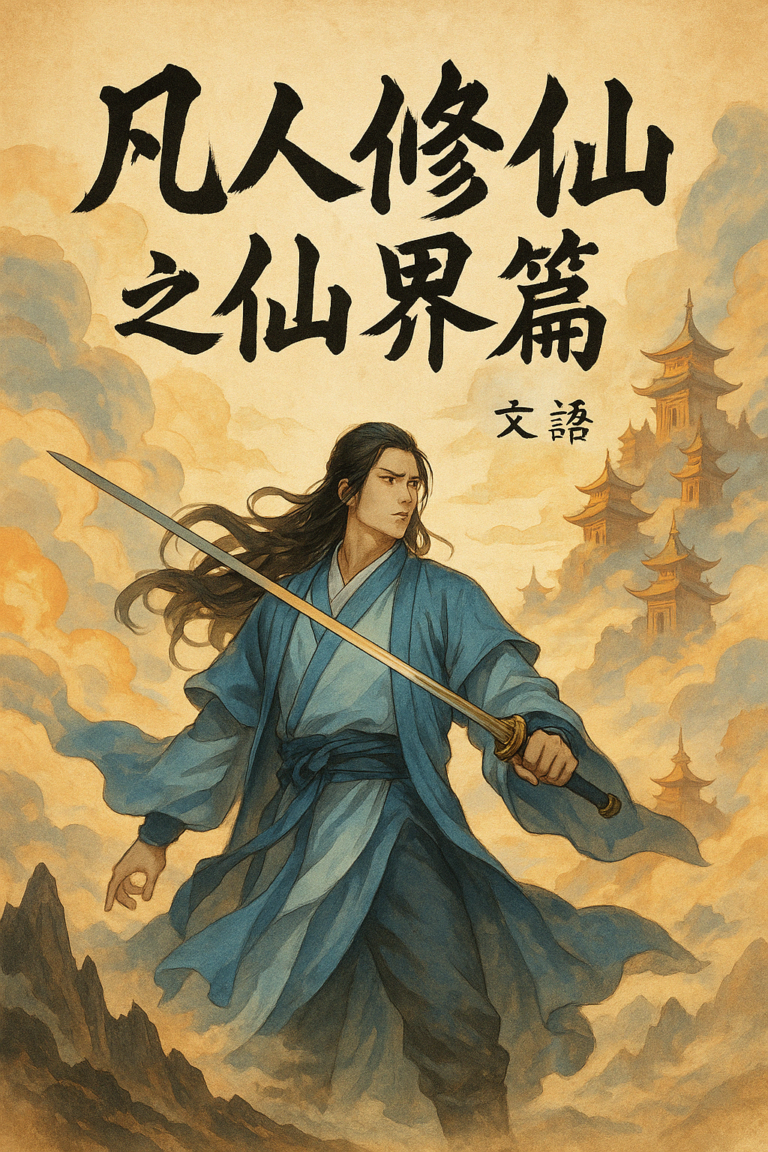 Bìa truyện Phàm Nhân Tu Tiên Chi Tiên Giới Thiên của Vong Ngữ, thể loại tiên hiệp, tu tiên hấp dẫn.
