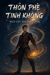 Ảnh bìa truyện Thôn Phệ Tinh Không – tiên hiệp vũ trụ, nhân vật chính La Phong đứng giữa tinh không