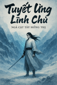 Bìa truyện Tuyết Ưng Lĩnh Chủ – Đông Bá Tuyết Ưng giữa núi tuyết, phong cách tiên hiệp hùng vĩ
