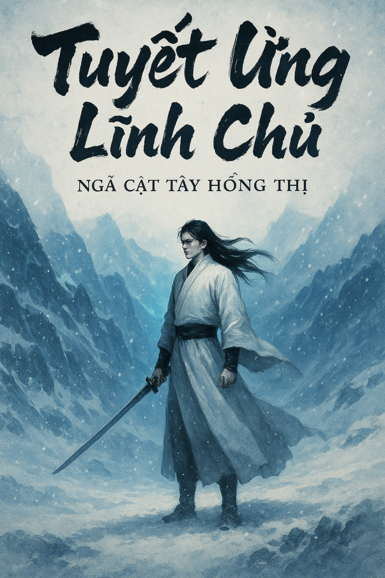 Bìa truyện Tuyết Ưng Lĩnh Chủ – Đông Bá Tuyết Ưng giữa núi tuyết, phong cách tiên hiệp hùng vĩ