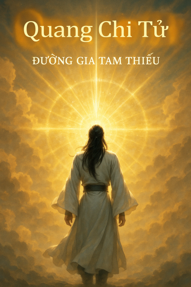 Ảnh bìa truyện Quang Chi Tử – Đường Gia Tam Thiếu, phong cách tiên hiệp ánh sáng